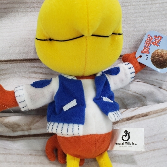General Mills Breakfast Pals Sonny Cuckoo Bird Plush Stuffed Toy 9 Inch 1998 - Picture 3 of 8